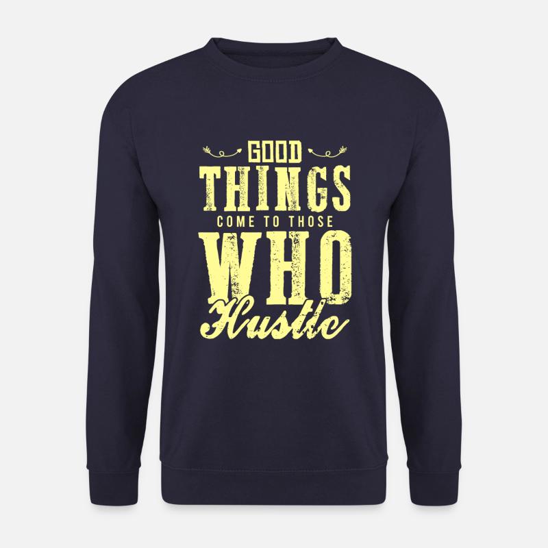 work hustle - Unisex Sweatshirt - navy