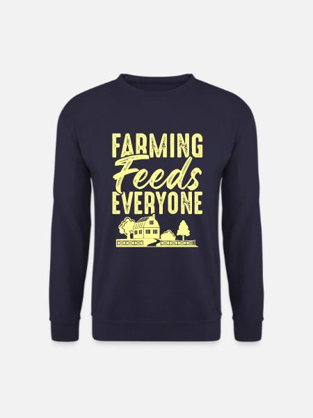 farm farming - Unisex Sweatshirt - navy