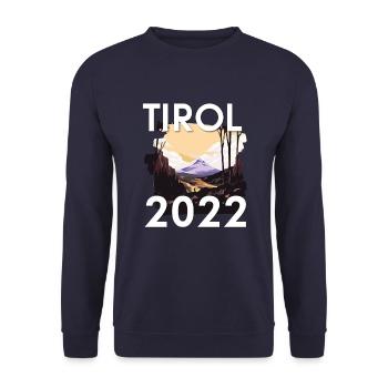 Tyrol 2022 - Unisex Sweatshirt - navy - Front - Alina (178cm) & Michal (187cm)