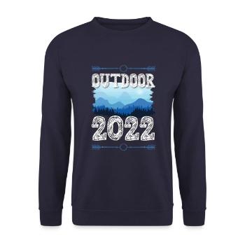 Outdoor 2022 - Unisex Pullover - Navy - Vorne - Alina (178cm) & Michal (187cm)