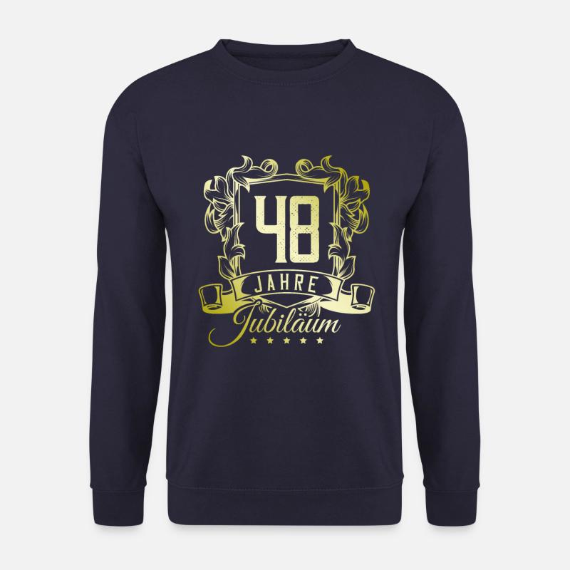 48 Zahl wappen - Unisex Pullover - Navy