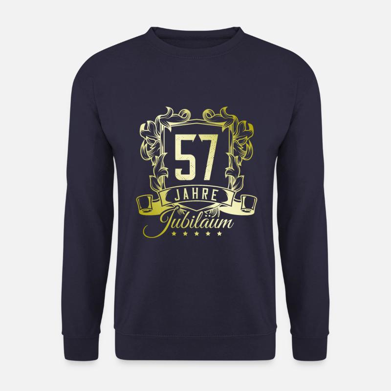 57 Zahl Wappen - Unisex Pullover - Navy