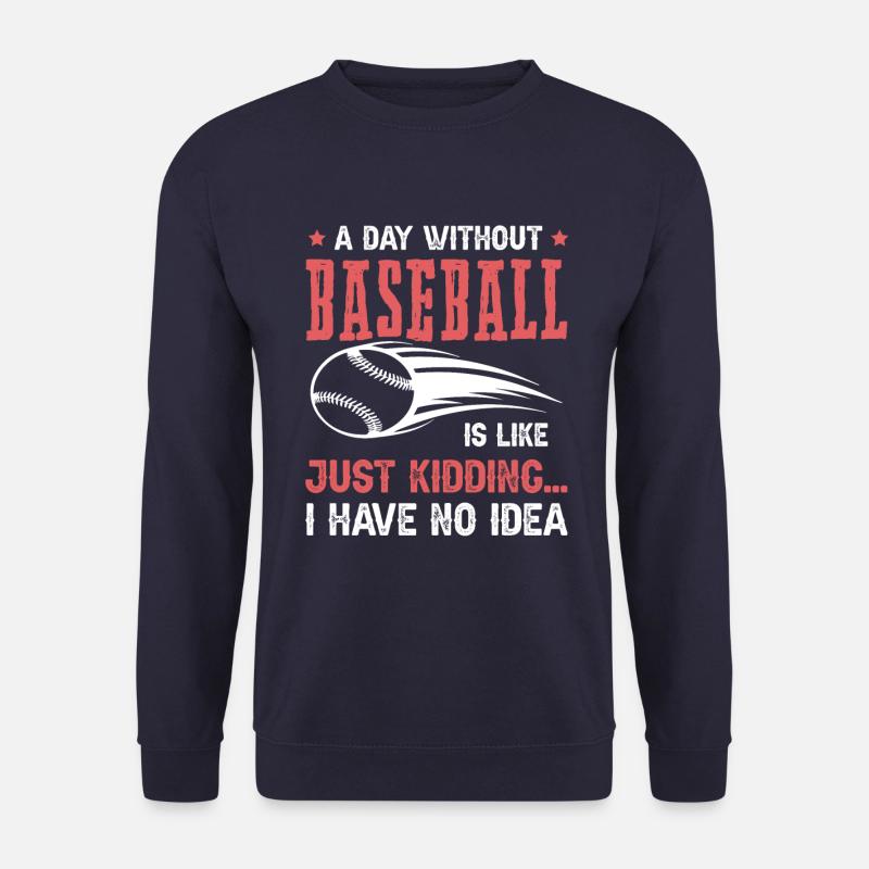 baseball sport - Unisex Pullover - Navy