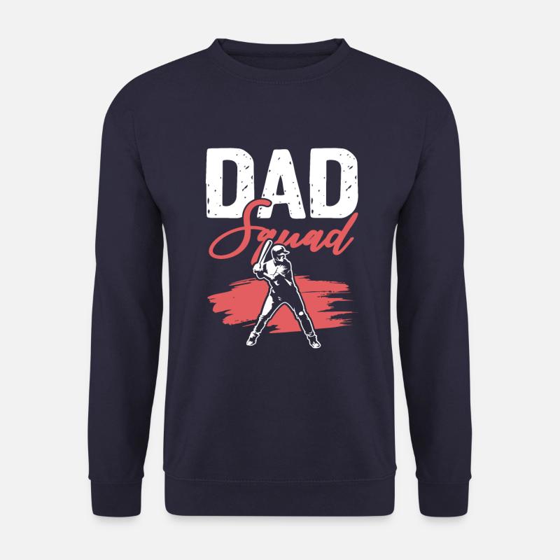 Équipe de baseball papa - Sweat-shirt Unisexe - marine