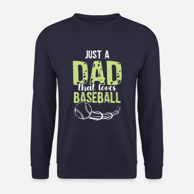baseball dad - Unisex Pullover - Navy