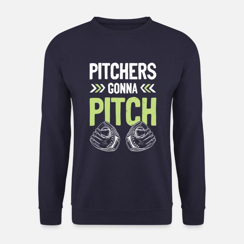 baseball pitcher - Unisex Pullover - Navy
