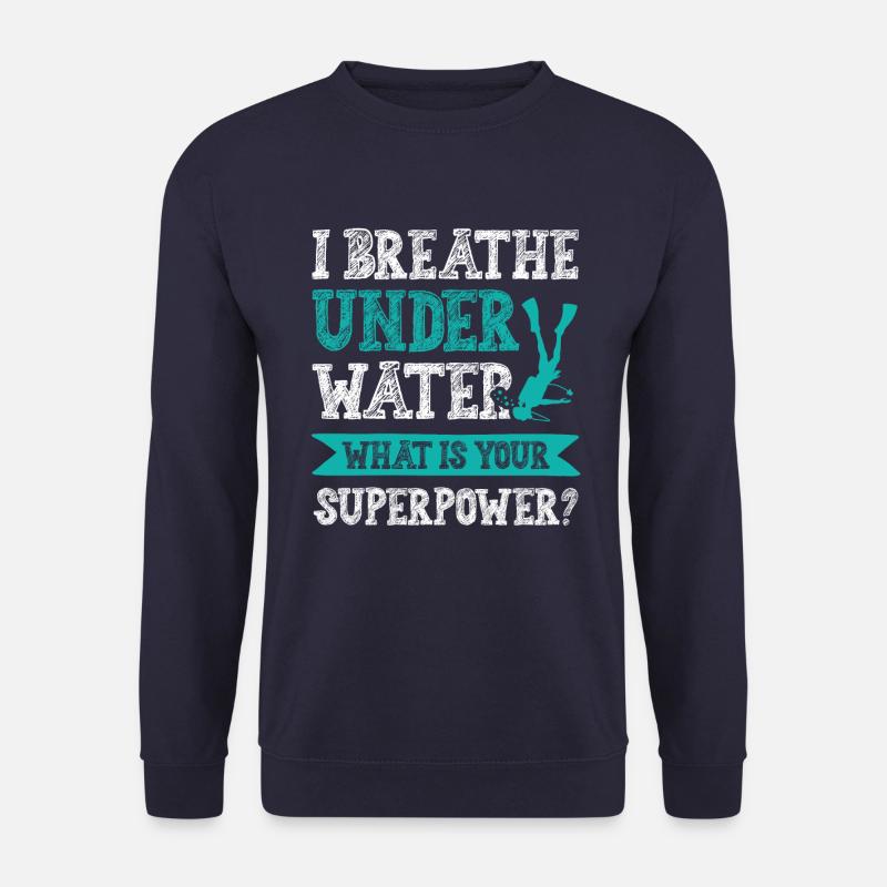 Superpuissance de plongée - Sweat-shirt Unisexe - marine
