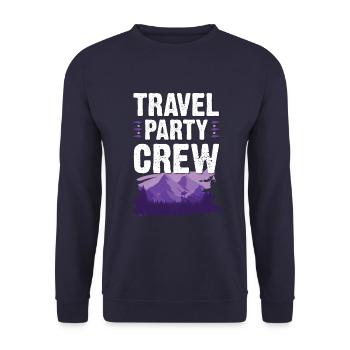 Équipe de voyage - Sweat-shirt Unisexe - marine - Devant - Alina (178cm) & Michal (187cm)