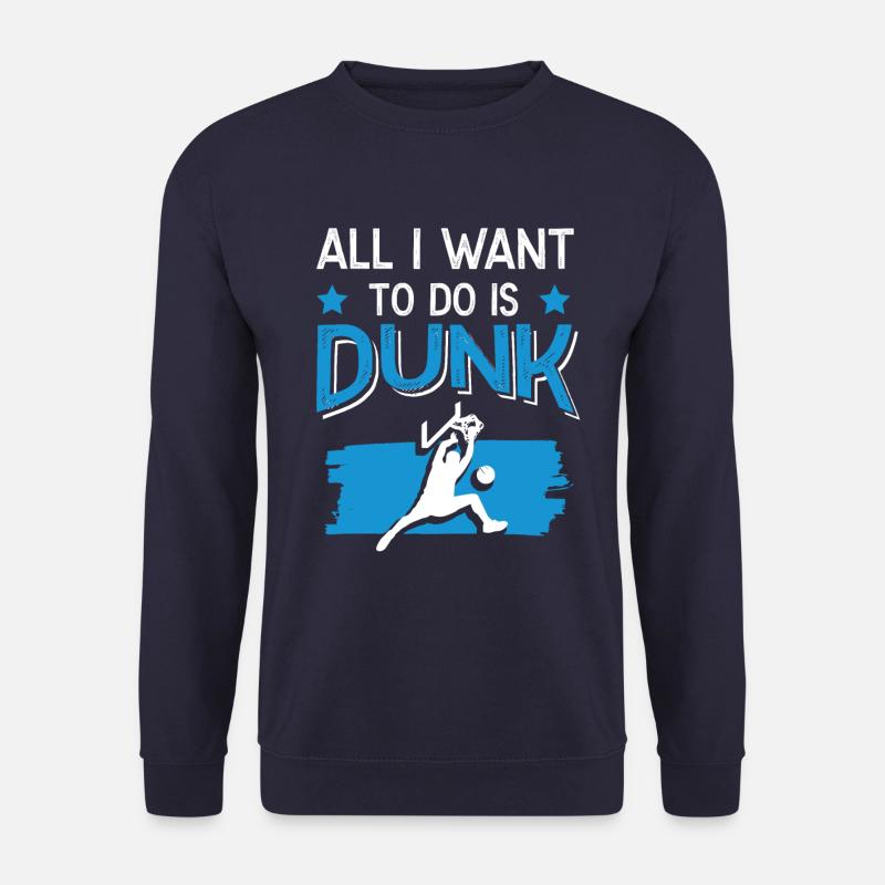 dunk basketball - Unisex Pullover - Navy