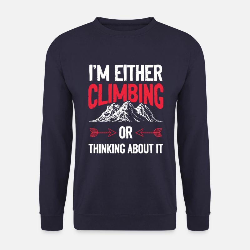 klettern outdoor - Unisex Pullover - Navy