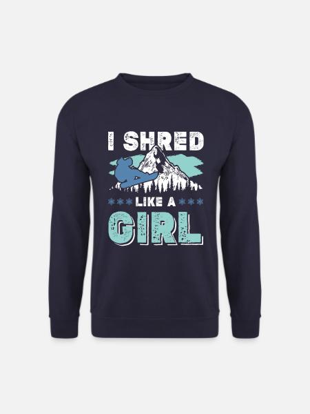 Snowboard filles - Sweat-shirt Unisexe - marine