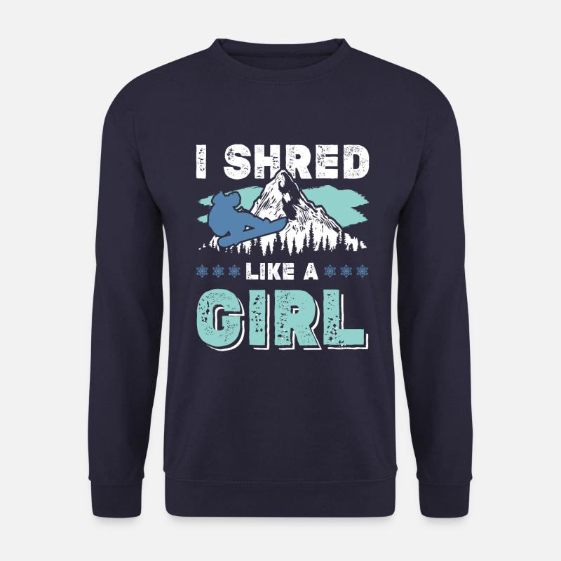 Snowboard filles - Sweat-shirt Unisexe - marine