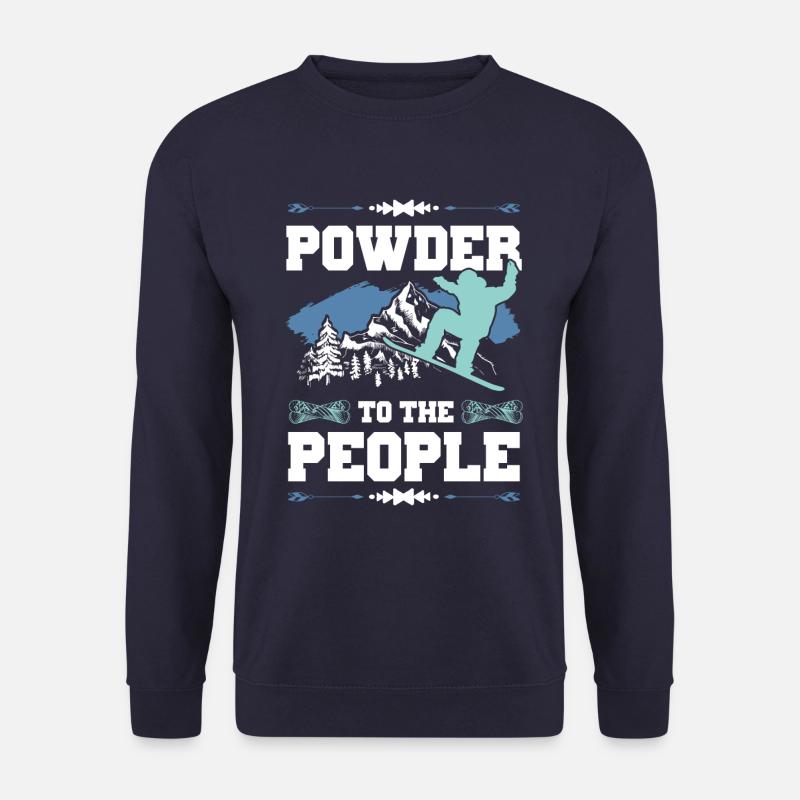 snowboarding schnee - Unisex Pullover - Navy