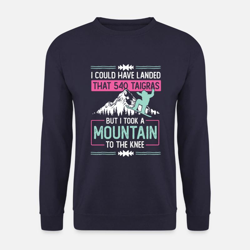 snowboarder snowboard - Sweat-shirt Unisexe - marine