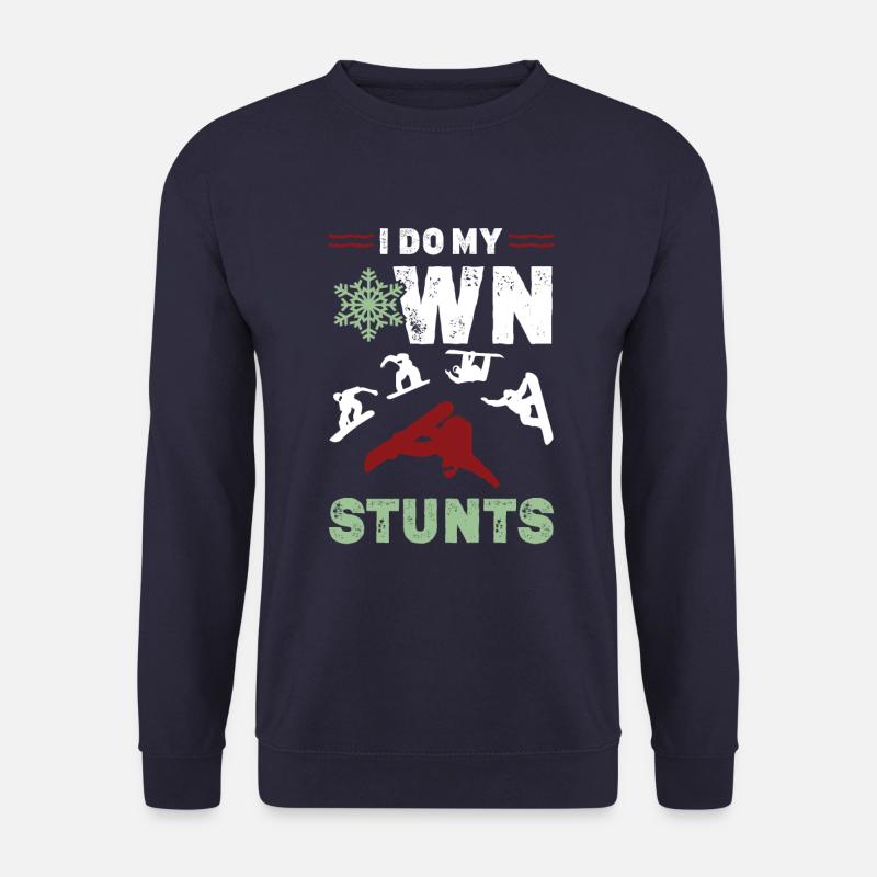 snowboard stunt - Unisex Pullover - Navy