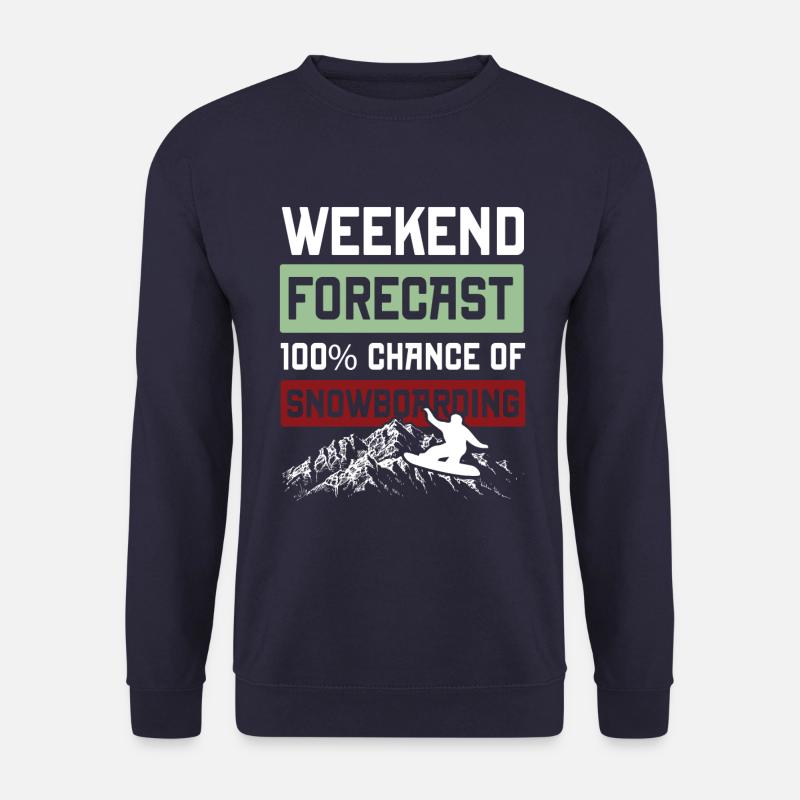 Snowboarding Weekend - Unisex Sweatshirt - navy