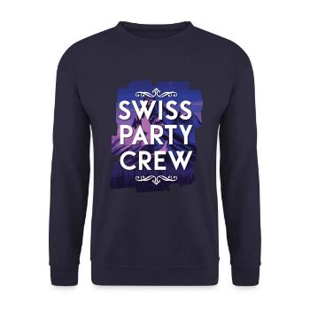 Equipage de fête suisse - Sweat-shirt Unisexe - marine - Devant - Alina (178cm) & Michal (187cm)