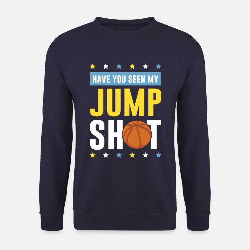basketball jump shot - Unisex Pullover - Navy