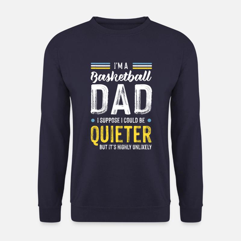 basketball papa - Unisex Pullover - Navy