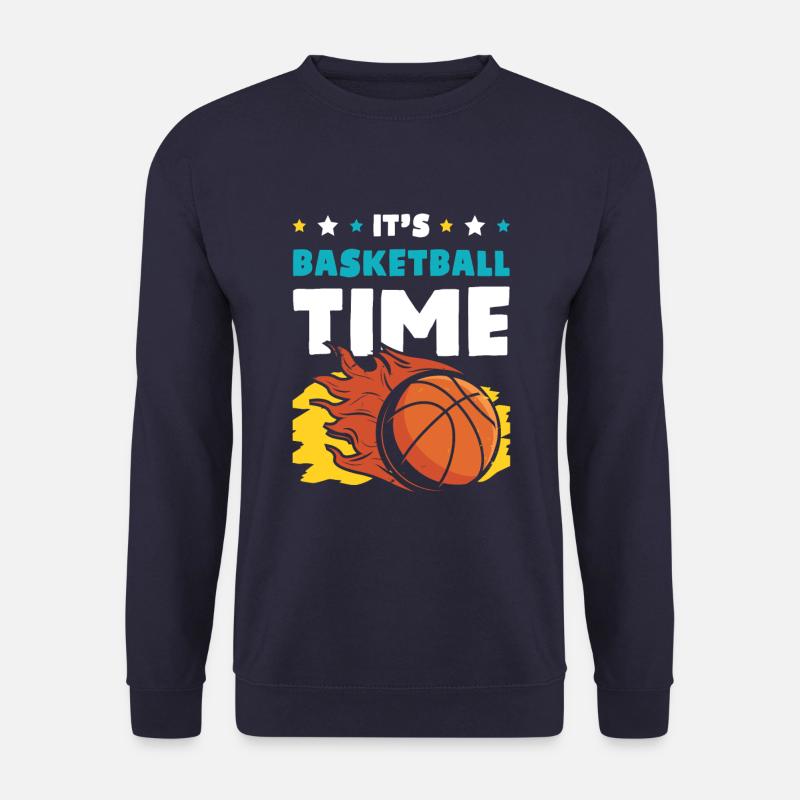 basketball zeit spruch - Unisex Pullover - Navy