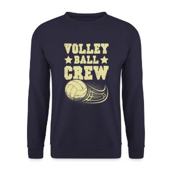 Équipe de volleyball - Sweat-shirt Unisexe - marine - Devant - Alina (178cm) & Michal (187cm)
