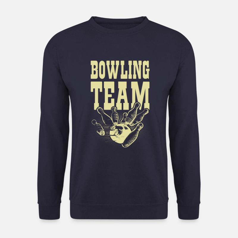 Bowling Team - Unisex Pullover - Navy