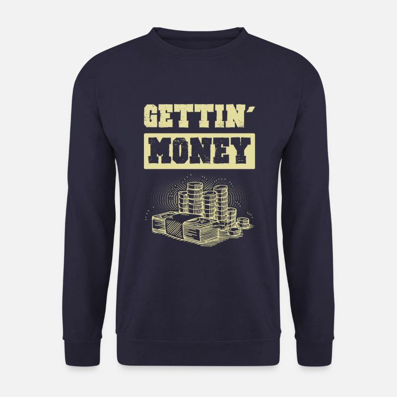 getting money - Unisex Pullover - Navy