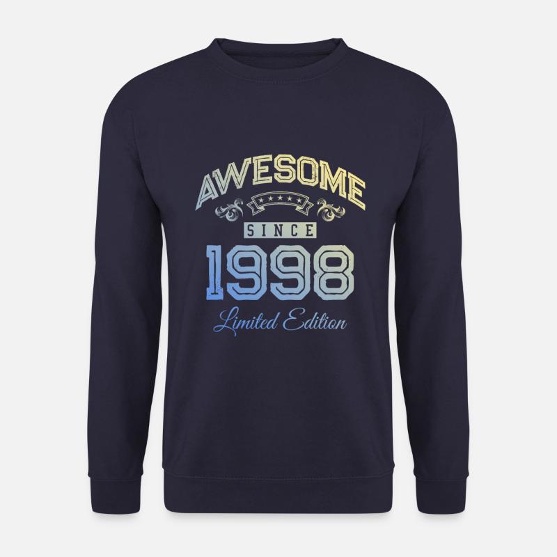 1998 awesome since - Unisex Pullover - Navy