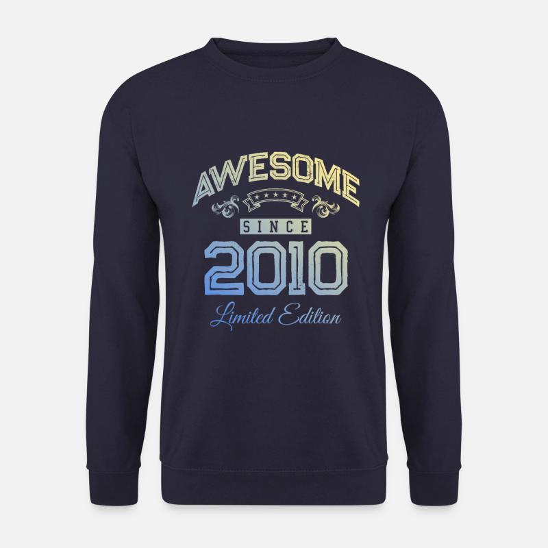 2010 awesome since - Unisex Pullover - Navy