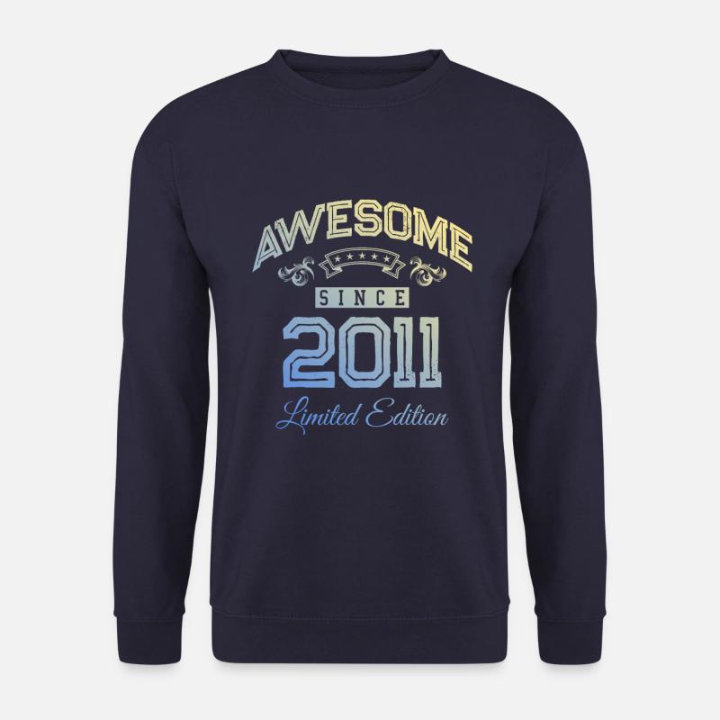 2011 awesome since - Unisex Sweatshirt - navy