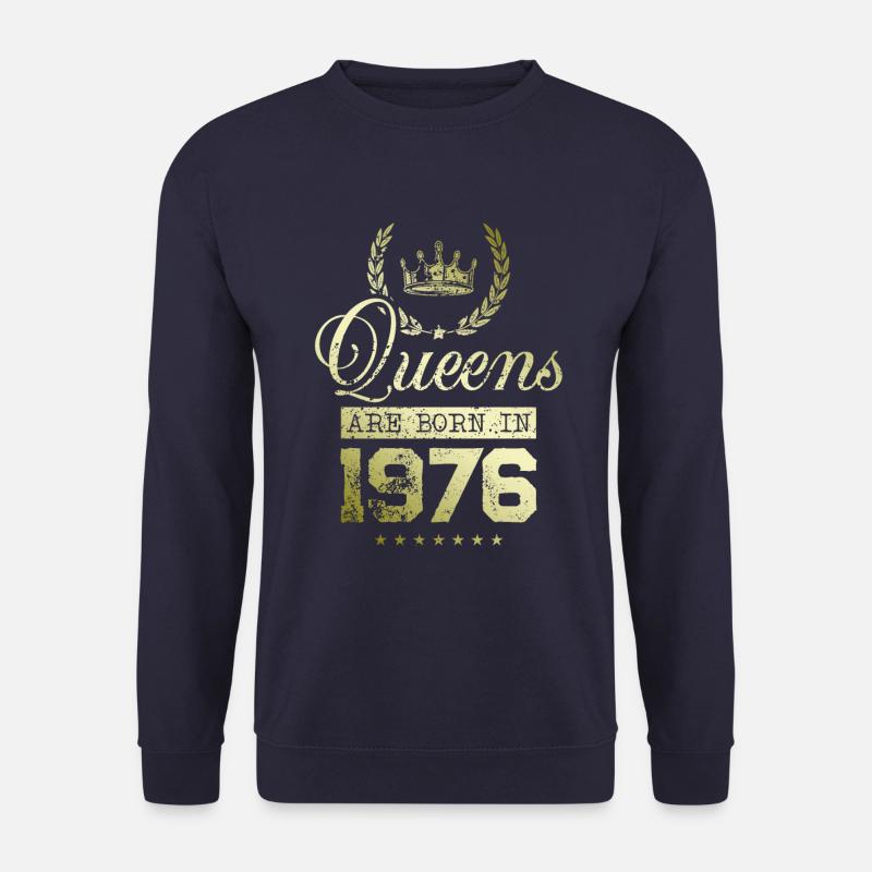 Queens born in 1976 - Unisex Pullover - Navy