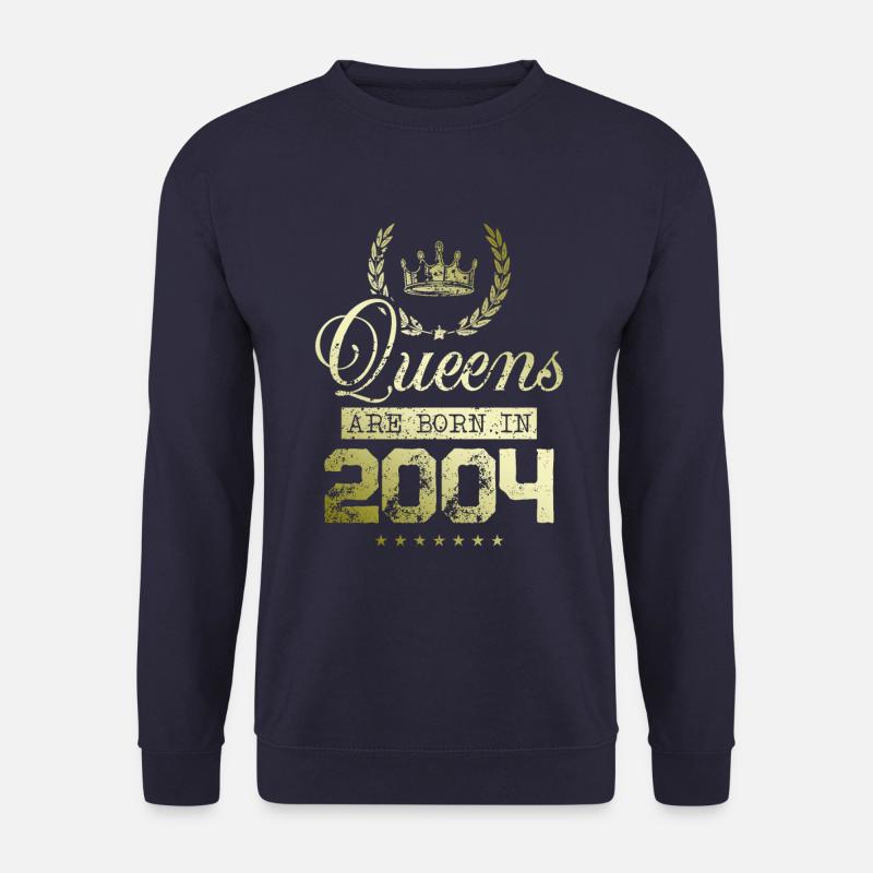 Queens born in 2004 - Unisex Pullover - Navy