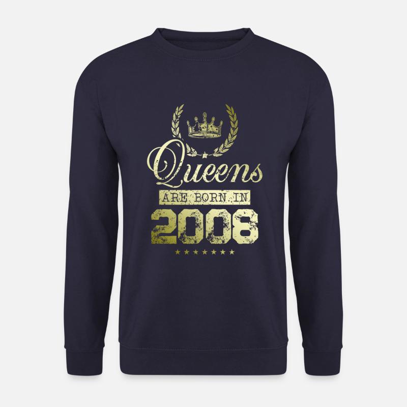 Queens born in 2008 - Unisex Pullover - Navy