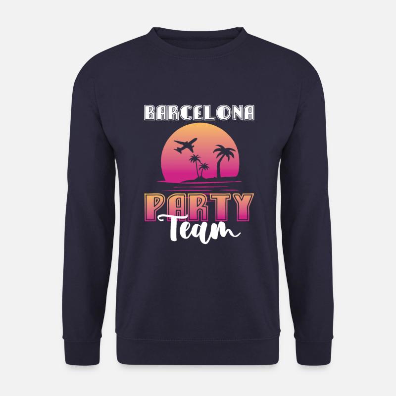 Barcelona Party Team - Unisex Pullover - Navy