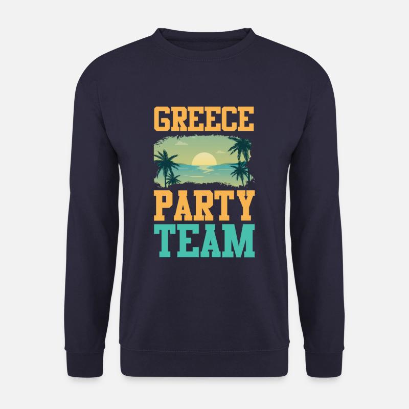 Greece Party Team - Unisex Pullover - Navy