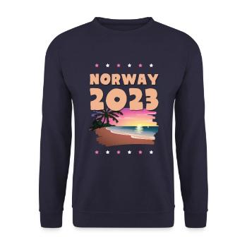 Norway 2023 - Unisex Pullover - Navy - Vorne - Alina (178cm) & Michal (187cm)
