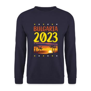 Bulgarien 2023 - Unisex Pullover - Navy - Vorne - Alina (178cm) & Michal (187cm)