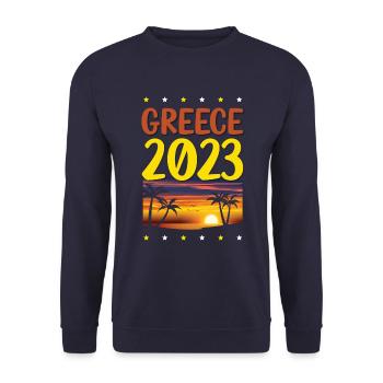 Greece 2023 - Unisex Pullover - Navy - Vorne - Alina (178cm) & Michal (187cm)