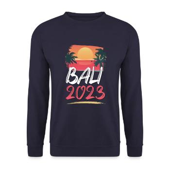 Bali 2023 - Sweat-shirt Unisexe - marine - Devant - Alina (178cm) & Michal (187cm)