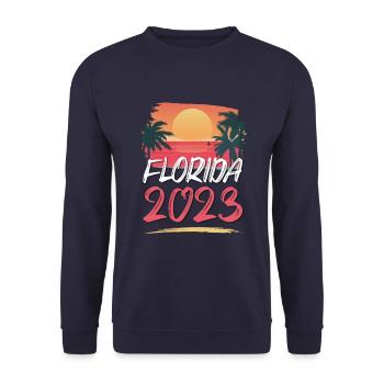 Floride 2023 - Sweat-shirt Unisexe - marine - Devant - Alina (178cm) & Michal (187cm)