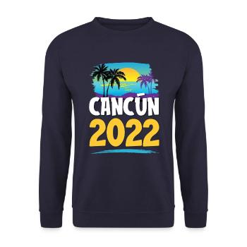Cancun 2023 - Unisex Pullover - Navy - Vorne - Alina (178cm) & Michal (187cm)