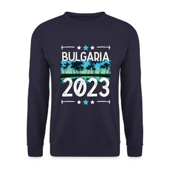 Bulgarien 2023 - Unisex Pullover - Navy - Vorne - Alina (178cm) & Michal (187cm)