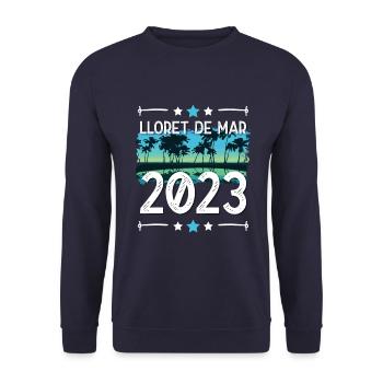 Lloret De Mar 2023 - Unisex Pullover - Navy - Vorne - Alina (178cm) & Michal (187cm)