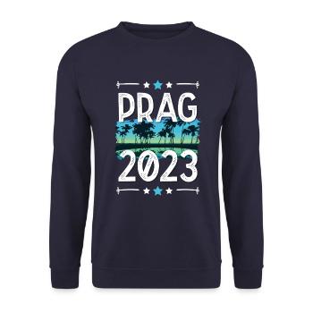 Prag 2023 - Unisex Pullover - Navy - Vorne - Alina (178cm) & Michal (187cm)