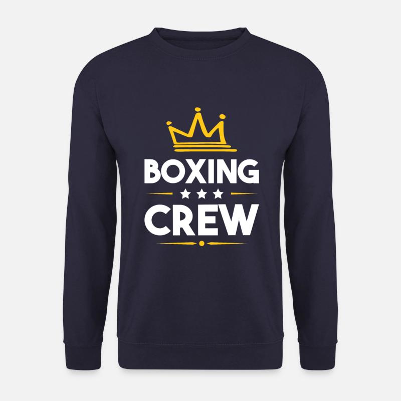 Boxing Crew - Unisex Pullover - Navy