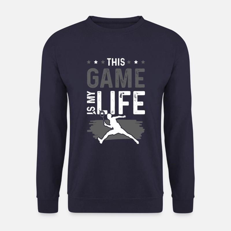 badminton leben - Unisex Pullover - Navy