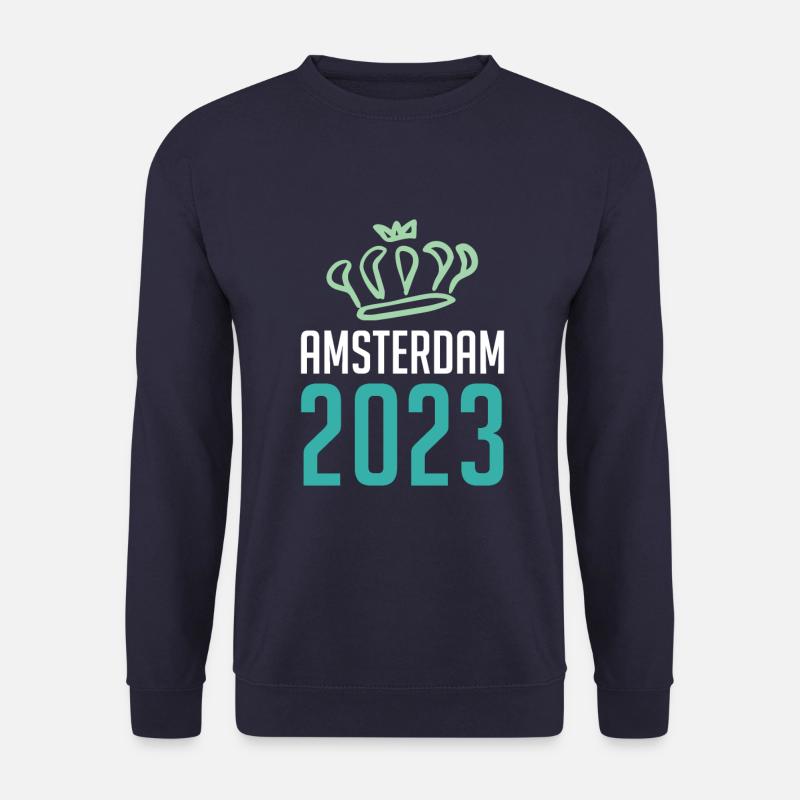 Amsterdam 2023 Krone - Unisex Sweatshirt - navy