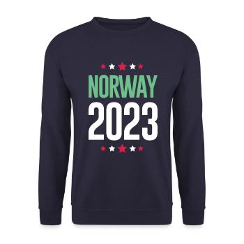 Norway 2023 - Unisex Pullover - Navy - Vorne - Alina (178cm) & Michal (187cm)