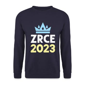 Zrce 2023 Krone - Unisex Pullover - Navy - Vorne - Alina (178cm) & Michal (187cm)