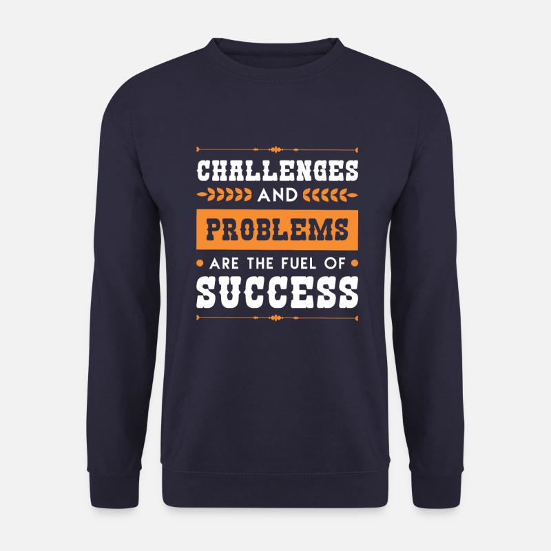 erfolg sieg problem - Unisex Pullover - Navy